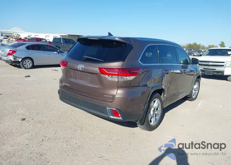 2017 Toyota Highlander Limited from USA, damaged, VIN 5TDYZRFH5HS232791